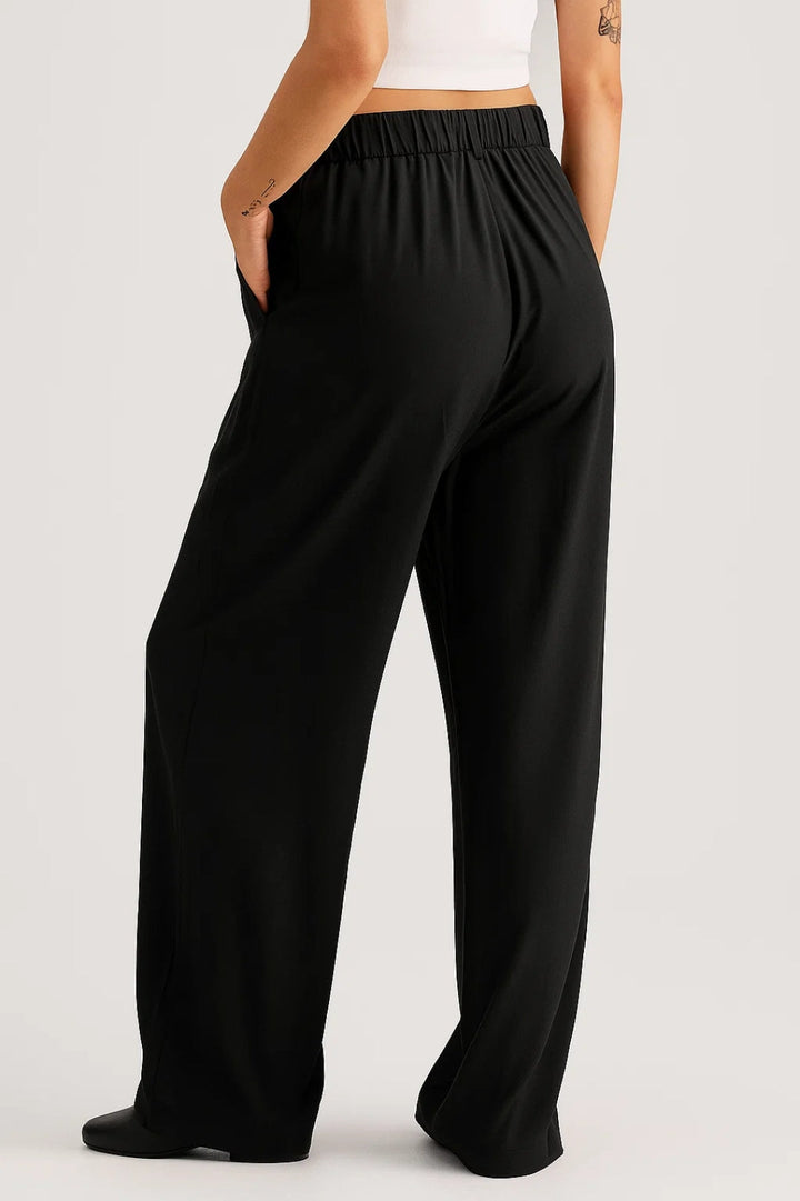 Women's Wide Leg Trousers | High Waist | Autumn