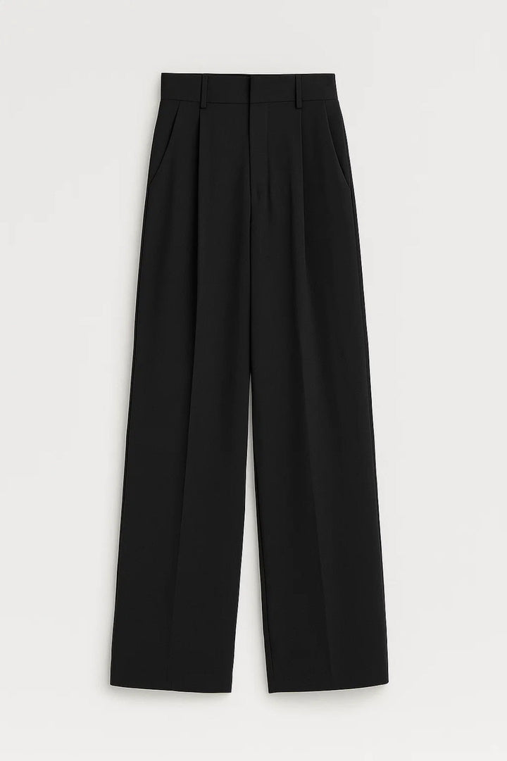 Women's Wide Leg Trousers | High Waist | Autumn