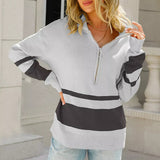 Women's Winter Sweater Warm & Comfortable - Grey-Black