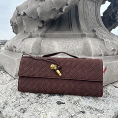 Women's Woven Clutch | Braided | Gold Hardware | Spring