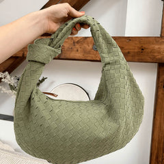 Women's Woven Hobo Bag | Button Detail | Elegant | Summer