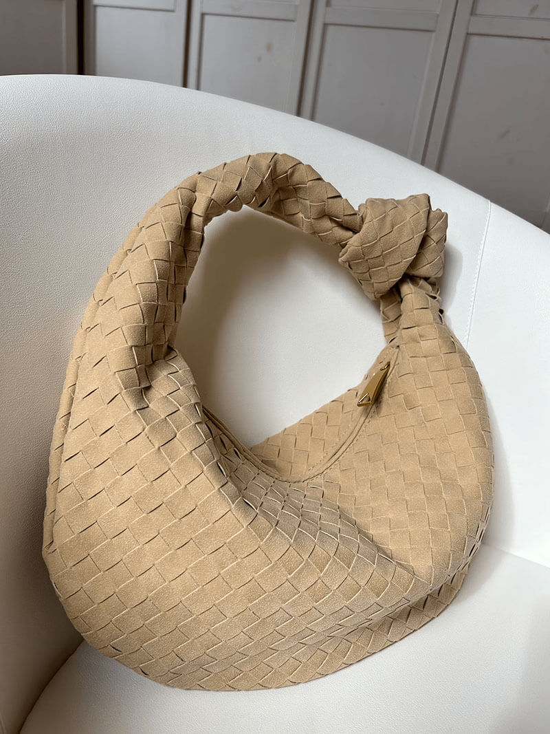 Women's Woven Hobo Bag | Button Detail | Elegant | Summer