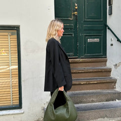 Women's Woven Hobo Bag | Large Capacity | Stylish | Winter