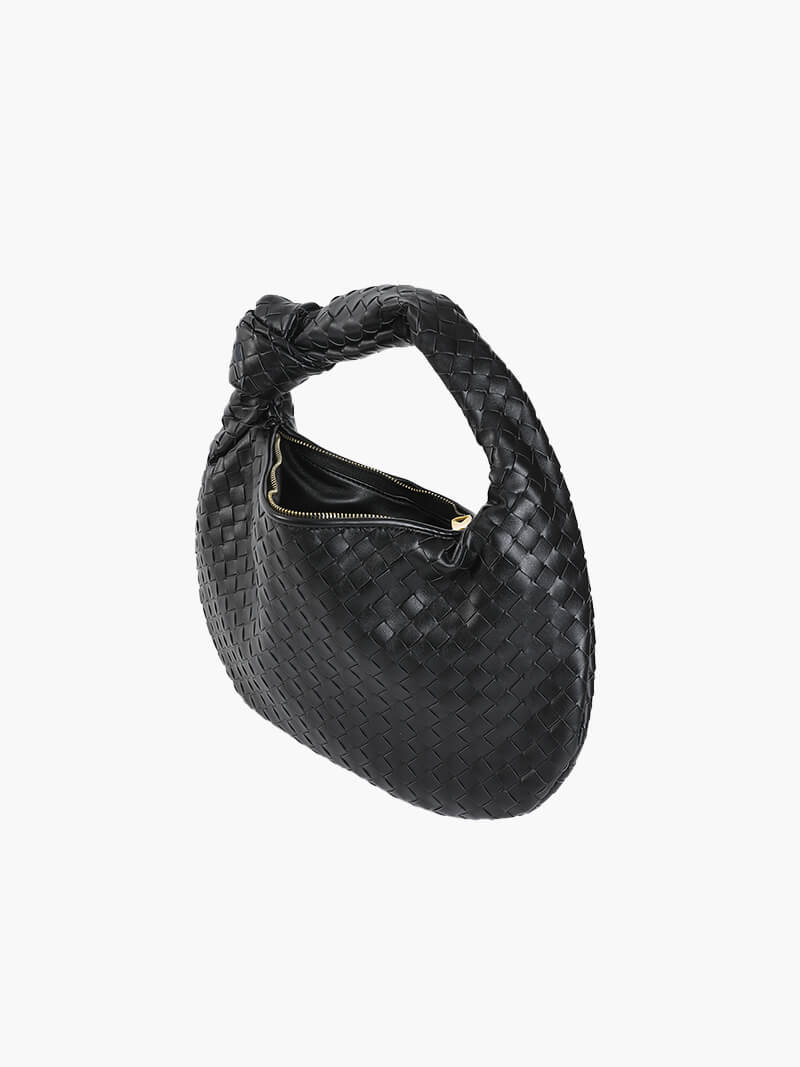 Women's Woven Medium Bag - Braided Design