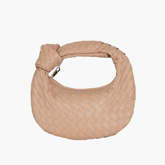 Women's Woven Tote Bag | Braided | Versatile | Autumn - Beige