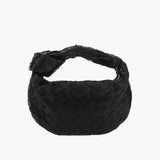 Women's Woven Tote Bag | Braided | Versatile | Autumn - Black