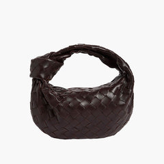 Women's Woven Tote Bag | Braided | Versatile | Autumn - Coffee