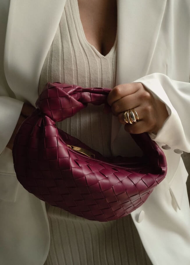 Women's Woven Tote Bag | Braided | Versatile | Autumn