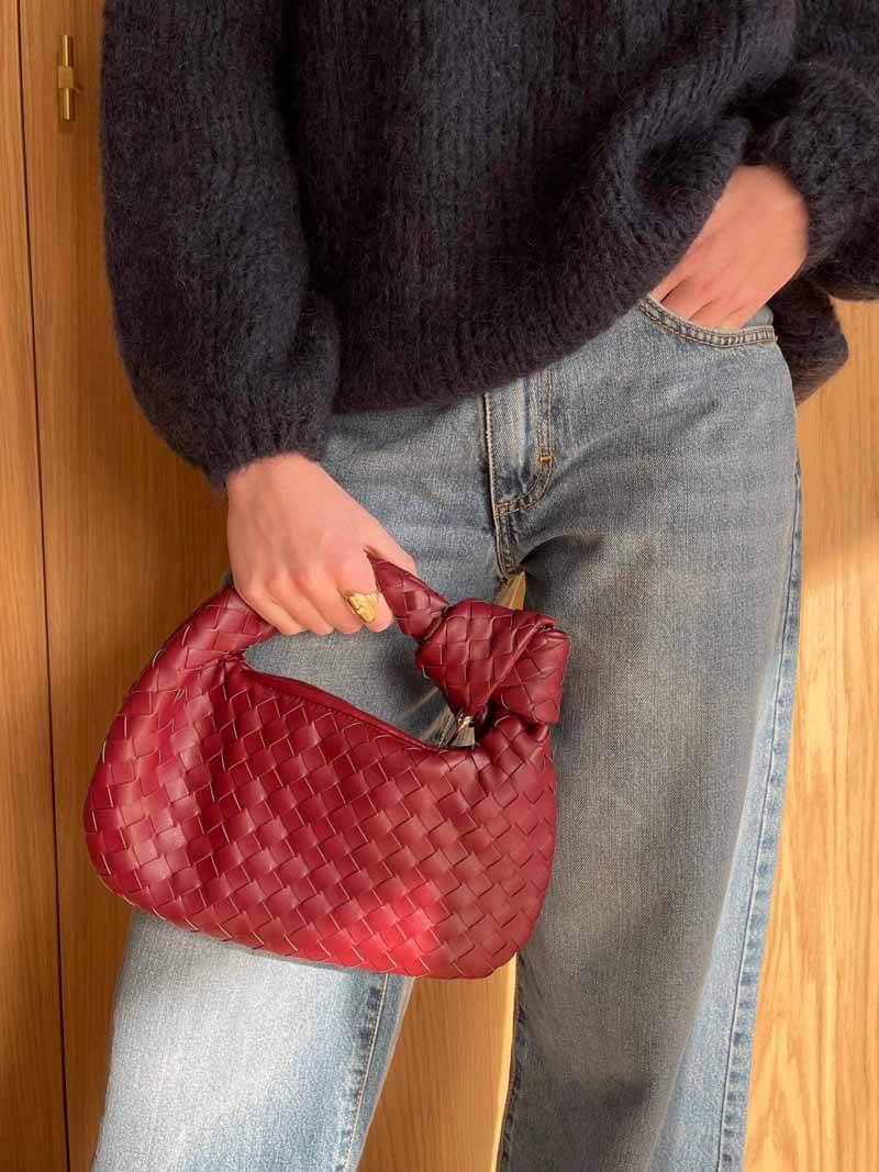 Women's Woven Tote Bag | Braided | Versatile | Autumn