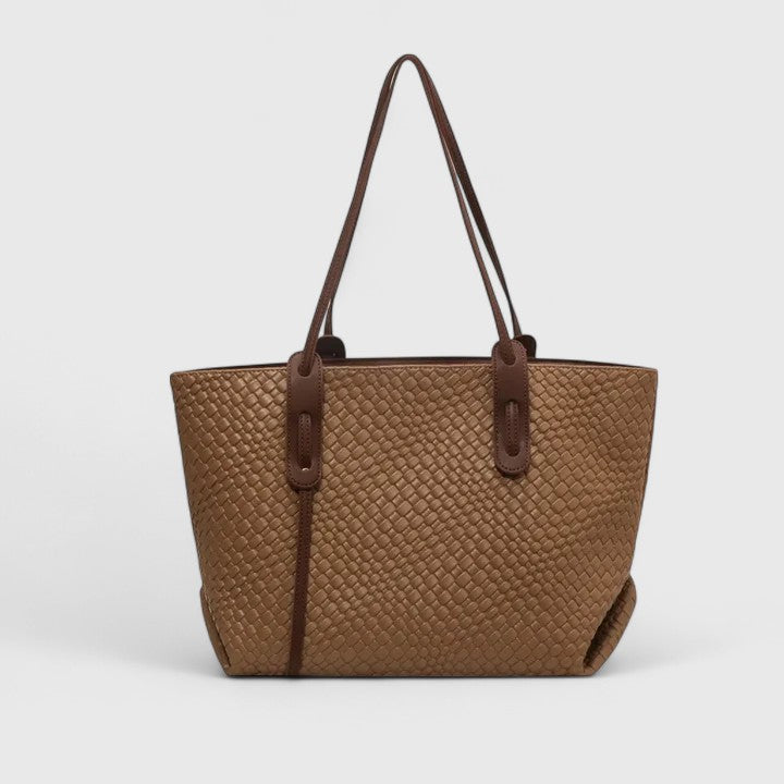 Women's Woven Tote Bag - Elegant Everyday Carryall | Summer