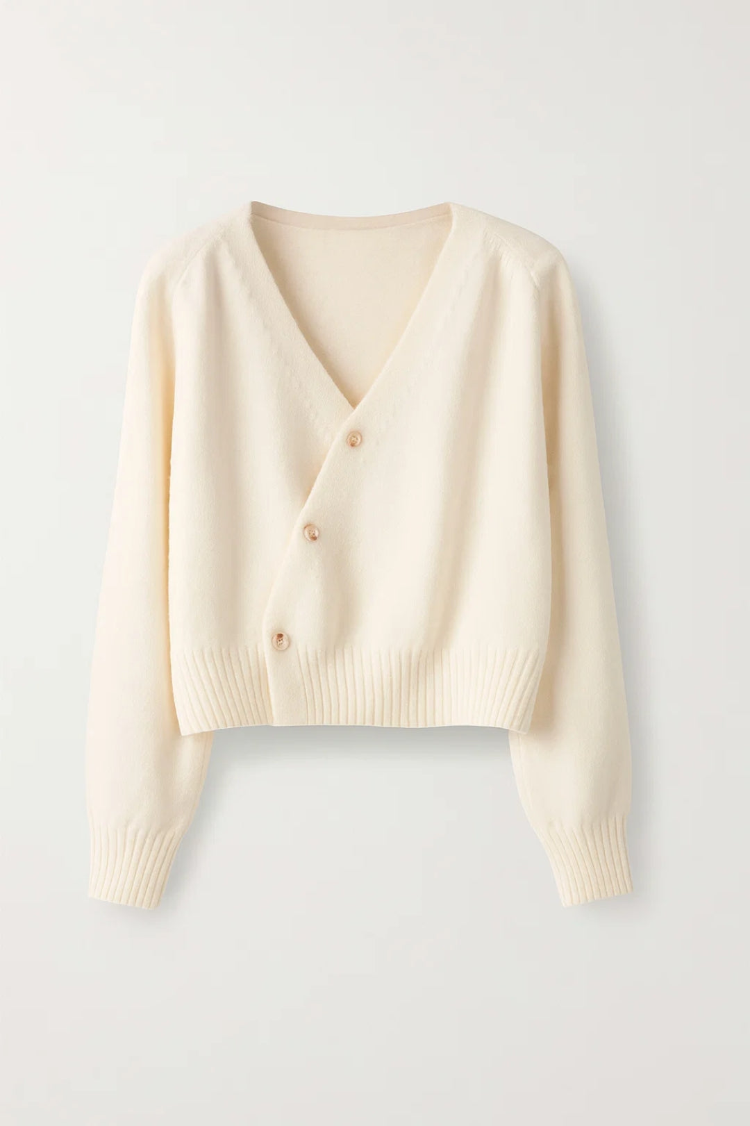 Women's Wrap Cardigan | Tailored | Autumn - Cream