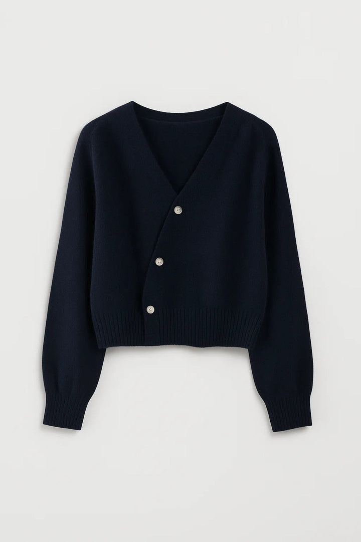 Women's Wrap Cardigan | Tailored | Autumn - Navy