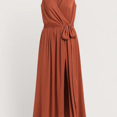 Women's Wrap Dress | Long | Tie Belt | Spring