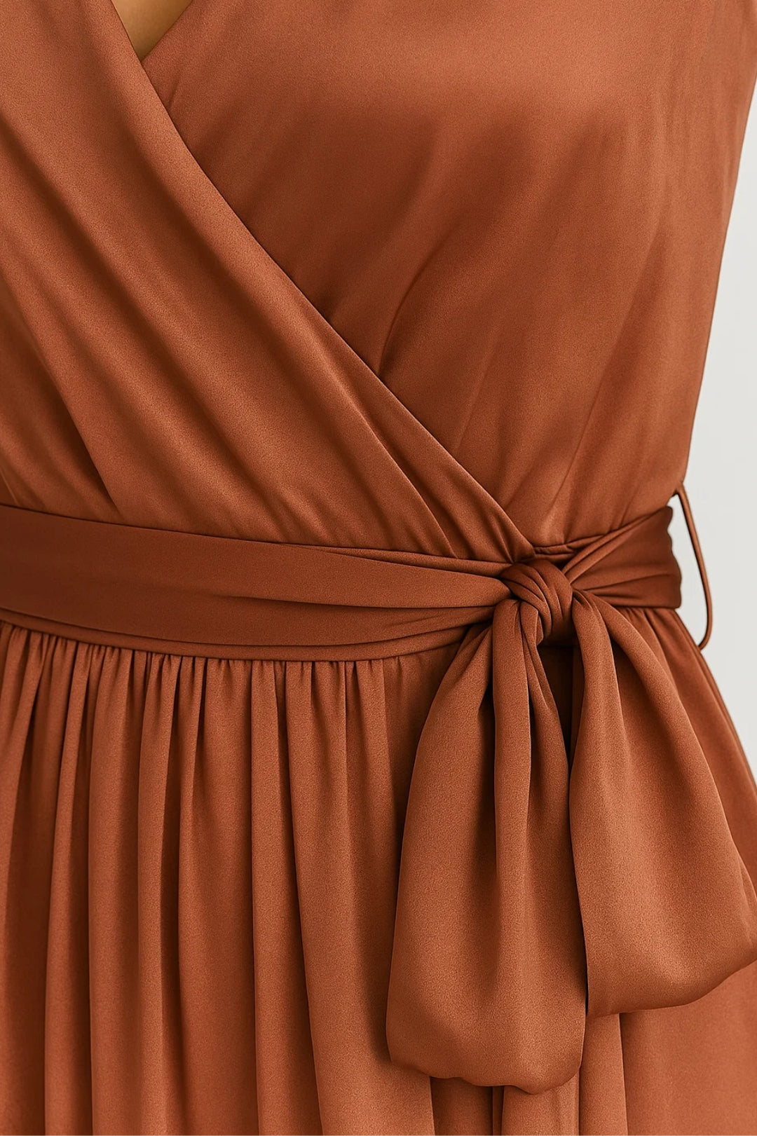 Women's Wrap Dress | Long | Tie Belt | Spring